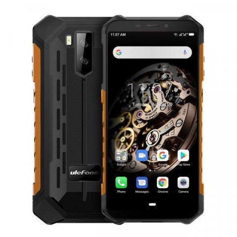 Смартфон Ulefone Armor X5 3/32Gb Черно-оранжевый фото