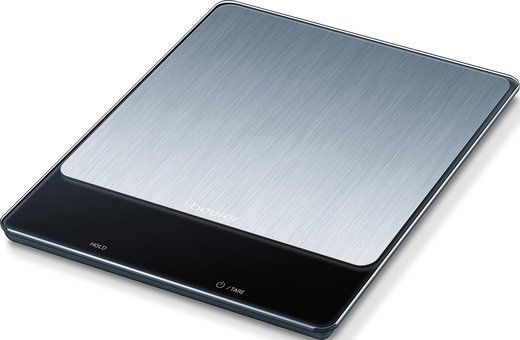 Весы кухонные электронные Beurer KS34 XL, нержавеющая сталь фото