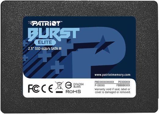 Жесткий диск SSD 2.5" Patriot Burst Elite 120Gb (PBE120GS25SSDR) фото