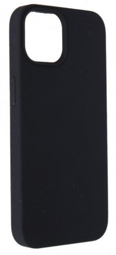 Чехол для смартфона Apple iPhone 14, силиконовый, черный с микрофиброй Redline фото