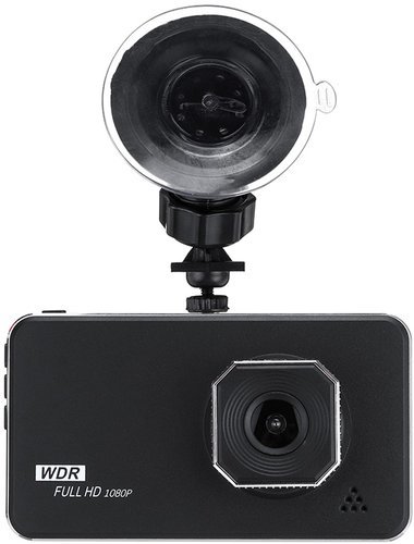 Видеорегистратор 4" FHD с камерами переднего и заднего вида, черный фото