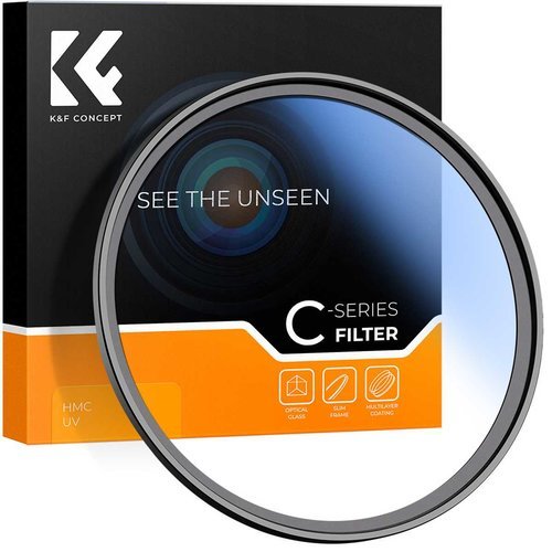 Ультрафиолетовый фильтр K&F Concept KF01.1427 Classic Series, Blue-Coated, HMC UV Filter, 72mm фото