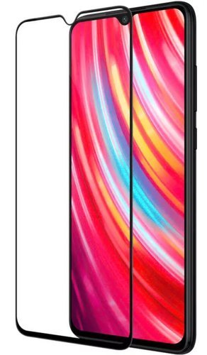 Защитное стекло для Xiaomi Redmi Note 9 Full Screen (3D) Full Glue черный, Redline фото