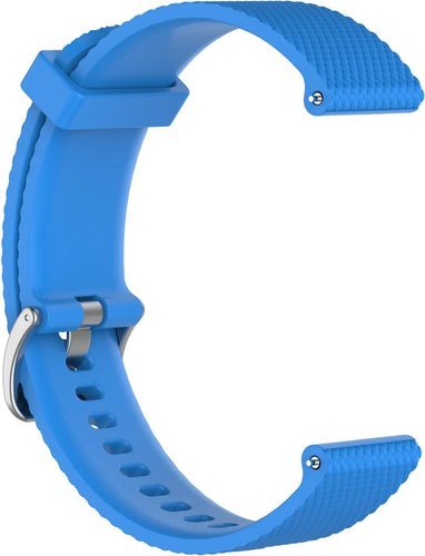 Универсальный силиконовый ремешок Bakeey 20 мм для смарт-часов, синий фото
