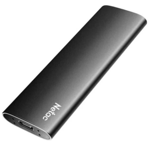 Внешний SSD Netac 500Gb Z Slim, черный (NT01ZSLIM-500G-32BK) фото