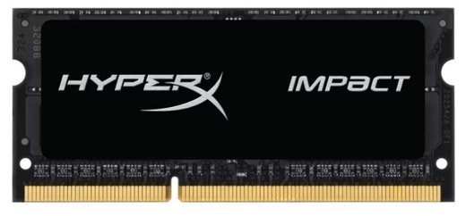 Память оперативная Kingston DDR3L 8GB 1866MHz DDR3L CL11 SODIMM 1.35V HyperX Impact Black фото