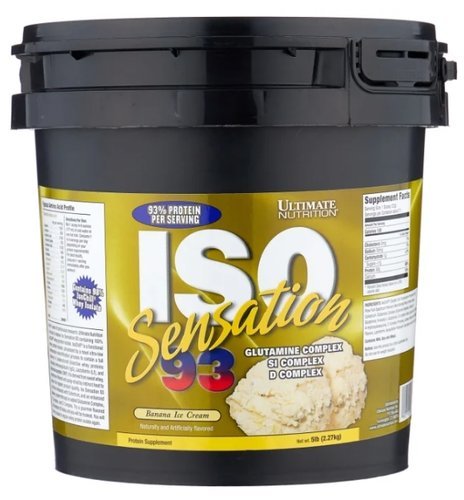 Протеин Ultimate Nutrition ISO Sensation 93 (2.27 кг) банановое мороженое фото