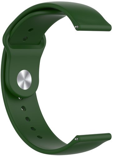 Силиконовый ремешок Bakeey для часов TicWatch C2 Rose Gold Version, 18 мм, темно-зеленый фото