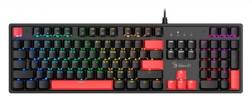 Механическая клавиатура A4Tech Bloody S510N, черный фото