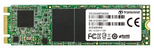 Жесткий диск SSD M.2 Transcend 120Gb (TS120GMTS820S) фото