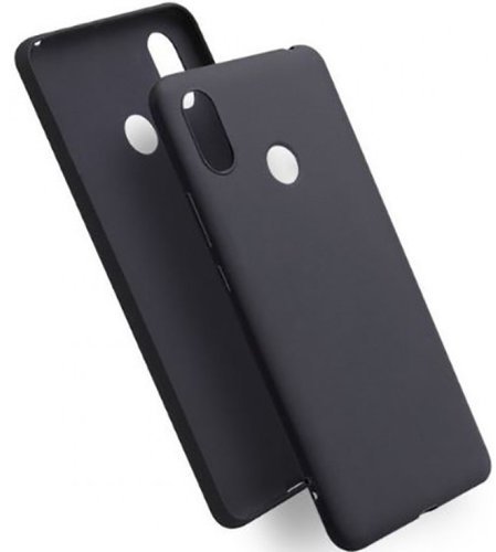 Чехол для смартфона Xiaomi Mi A2 Silicone (матовый) черный, BoraSCO фото
