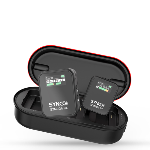 Микрофонная система SYNCO G2A1 MEGA 2,4 ГГц, беспроводная (1 передатчик с памятью, кейс-зарядка) фото
