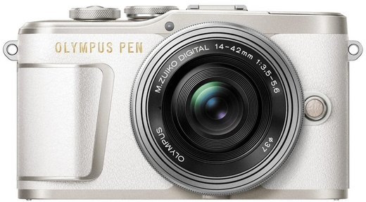 Фотоаппарат Olympus PEN E-PL9 kit 14-42mm f/3.5-5.6 EZ, белый + 45mm f/1.8 серебро фото
