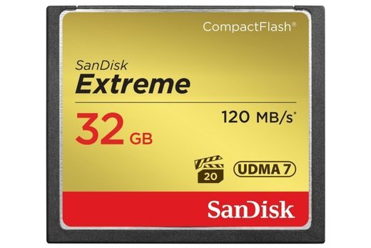 Карта памяти SanDisk CompactFlash Extreme (120/60MB/s) 32GB фото