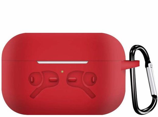 Защитный чехол Bakeey для Apple Airpods 3 / Airpods Pro 2019, толщина 0.2 мм, красный фото