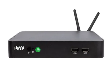 Неттоп Hiper M8 (Pentium Gold G6405/4Gb/SSD256Gb/UHDG 610/W10 P/GbitEth/WiFi/BT/120W) черный фото