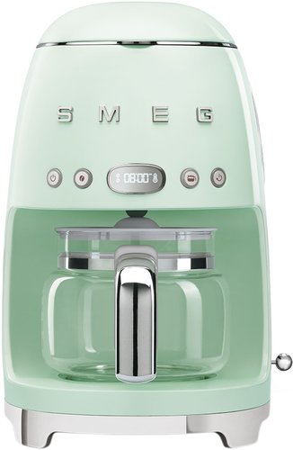 Капельная кофеварка SMEG DCF02PGEU, пастельный зеленый фото