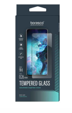 Защитное стекло для Honor X7a Full Glue черный , BoraSCO фото