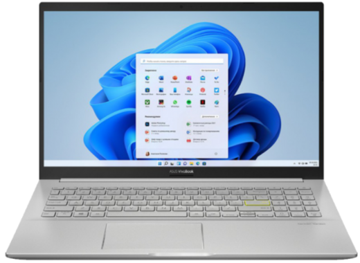 Ноутбук Asus VivoBook K513EA-L11123T (Core i3 i3-1115G4 3000MHz/15.6"/1920x1080/8Gb/SDD 256Gb/UHD/W10 home) серебристый фото