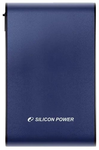 Внешний HDD Silicon Power Stream 2Tb, синий (SP020TBPHDA80S3B) фото
