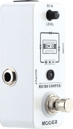 Педаль эффекта лупер Mooer Micro Looper, белый фото