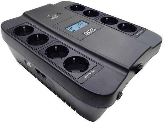 Интерактивный ИБП Powercom Spider SPD-750U LCD 450Вт 750ВА, черный фото
