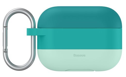 Чехол Baseus, силиконовый с градиентом, для Apple Airpods 3 / Airpods Pro, зеленый фото