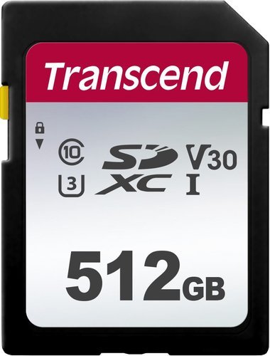 Карта памяти Transcend SDXC 300S Class 10 UHS-I U3 (95/40 MB/s) 512GB фото