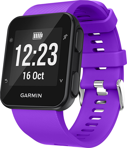 Силиконовый ремешок для часов Garmin Forerunner 35, фиолетовый фото