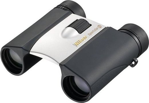 Бинокль Nikon Sportstar EX 10x25 DCF серебристый фото