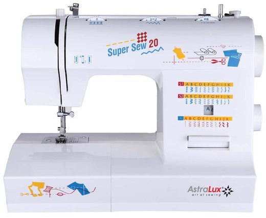Швейная машина Astralux Super Sew 20 белый фото