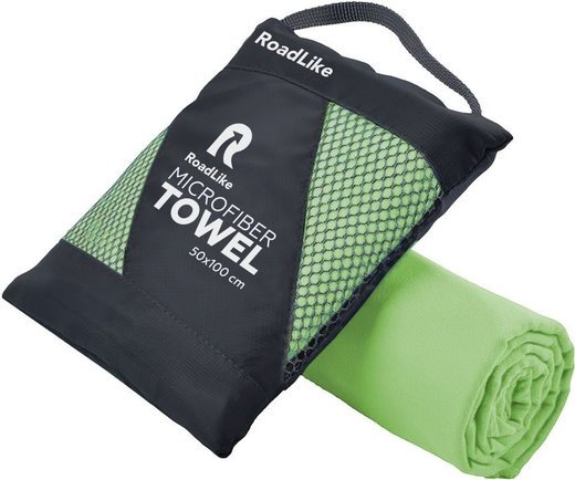 Полотенце спортивное охлаждающее RoadLike Travel 50*100 см зеленый фото