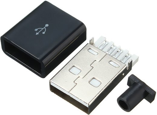 Адаптер USB 2.0, с возможностью перестановки входа/выхода фото