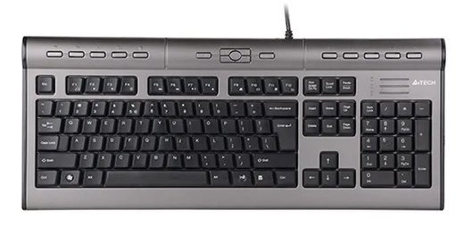 Клавиатура A4Tech KLS-7MUU серебристый/черный фото