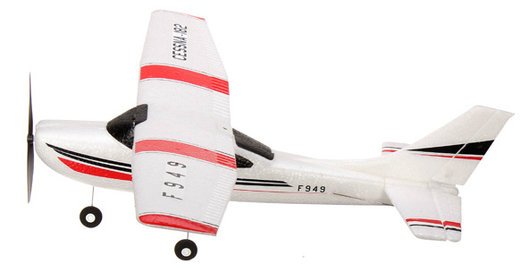 Радиоуправляемый самолет Wltoys F949, управление газом - левый джойстик фото