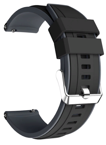 Силиконовый ремешок для часов Bakeey для Amazfit GTR 47mm/Stratos 2/2s, серый, 22 мм фото