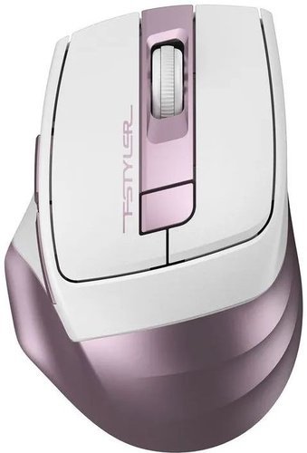 Беспроводная мышь A4Tech Fstyler FG35, розовый/белый фото