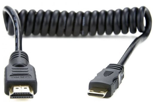 Кабель Atomos Coiled Mini HDMI to Full HDMI Cable (30cm) фото