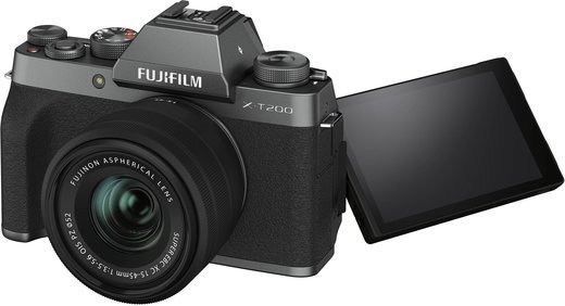 Фотоаппарат Fujifilm X-T200 Kit 15-45mm темное серебро фото