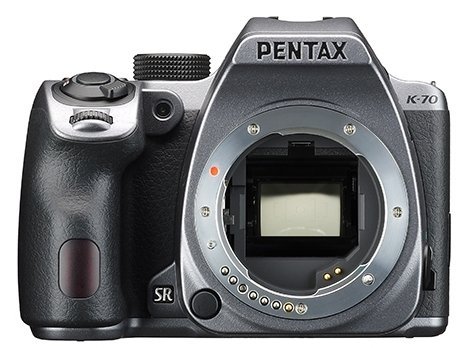 Зеркальный фотоаппарат PENTAX K-70 body silky silver фото