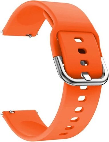 Силиконовый ремешок Dux Ducis для смарт-часов Xiaomi Haylou Solar 22 мм, оранжевый фото
