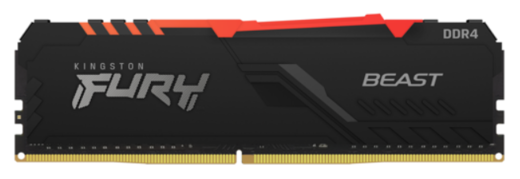 Память оперативная DDR4 16Gb Kingston Fury Beast RGB 3600MHz (KF436C18BBA/16) фото