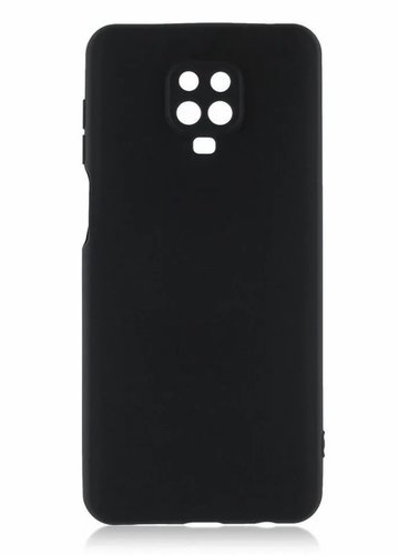Чехол для смартфона Xiaomi Redmi Note 9S/9 Pro силиконовый (черный) Soft Thing, Aksberry фото
