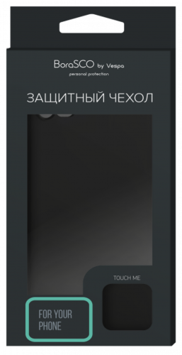Чехол для смартфона Xiaomi Mi A3 силиконовый (матовый) черный, BoraSCO фото