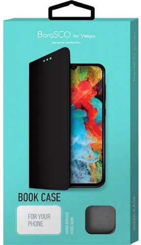 Чехол-книжка для Xiaomi Redmi 9T черный Book Case, Borasco фото