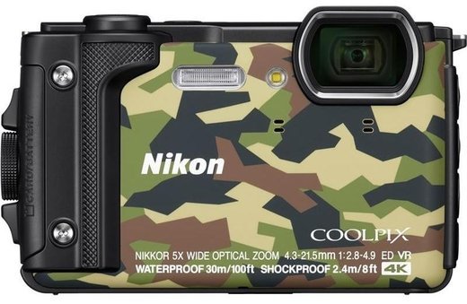 Цифровой фотоаппарат Nikon Coolpix W300 камуфляж фото