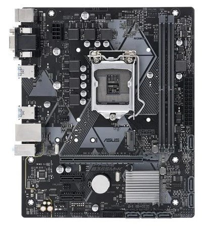 Материнская плата Asus PRIME B365M-K Soc-1151v2 Intel B365 2xDDR4 mATX AC`97 8ch(7.1) GbLAN+VGA+DVI фото