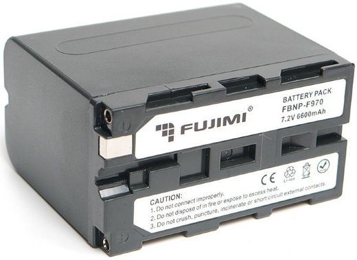 Аккумулятор Fujimi NP-F970 6600 mAh для видеокамер Sony/видеосвета фото