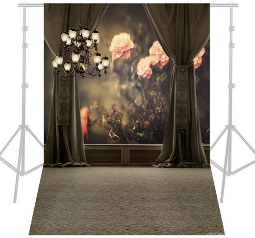 Фон Andoer 1,5 x 2,1 м, темный зал фото