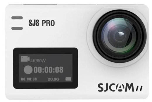 Экшн камера SJCAM SJ8 Pro, белая фото